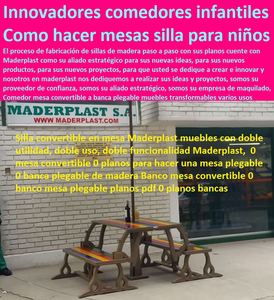 Comedor mesa convertible a banca plegable muebles transformables varios usos maderplast como hacer mesa y silla para niños 0 como hacer una mesa de madera 0 Diseño Desarrollo de Productos en Plástico, Proyectos Innovadores en Plástico, Nuevas Tecnologías de Plásticos, Nuevos Productos Maderplast, Novedades Plásticas Maderplast, Modernos Desarrollos en Plástico, Novedades y Productos Para Comercializar, diseños funcionales modelos innovadores comedores infantiles múltiples 0, 0 Comedor mesa convertible a banca plegable muebles transformables varios usos maderplast como hacer mesa y silla para niños 0 como hacer una mesa de madera 0 diseños funcionales modelos innovadores comedores infantiles múltiples 0, 0